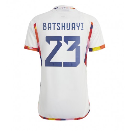 Belgia Michy Batshuayi #23 Bortedrakt VM 2022 Kortermet